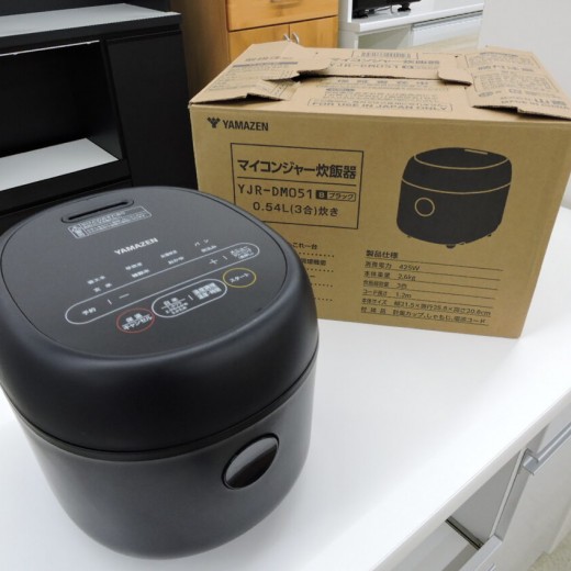 YAMAZEN(山善) マイコン炊飯器 3合